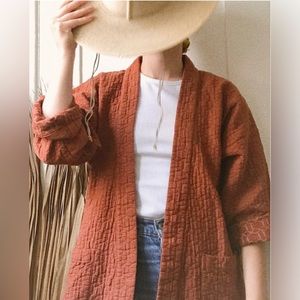 Curator Jules Cardigan in Rust / size XS